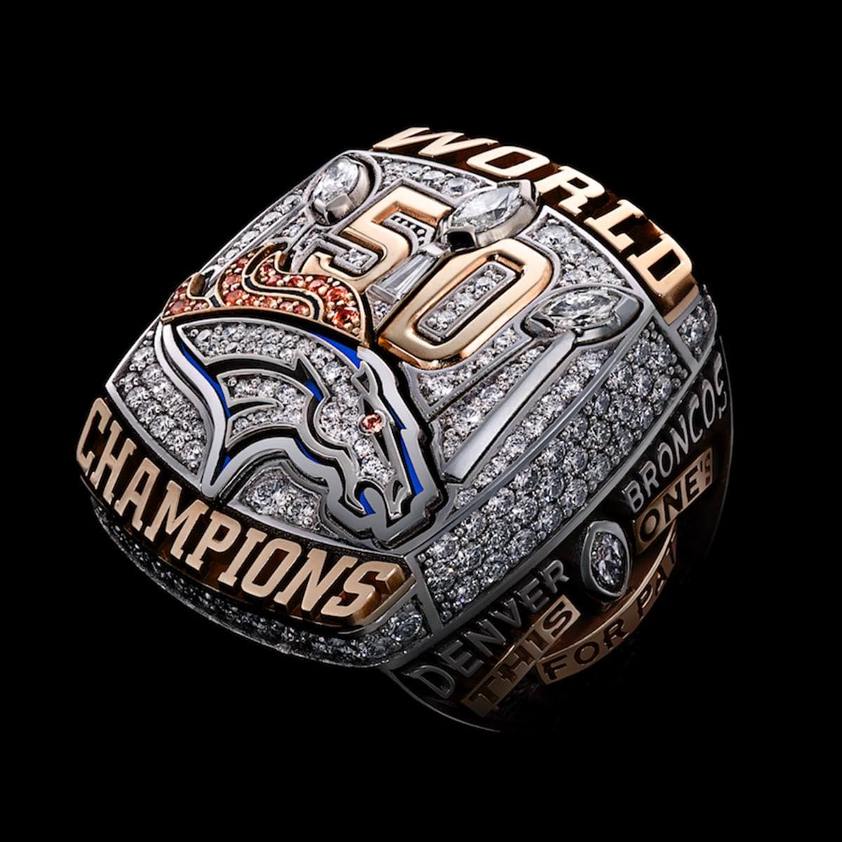 Super Bowl 50 | La colección completa de todos los anillos del Super Bowl.