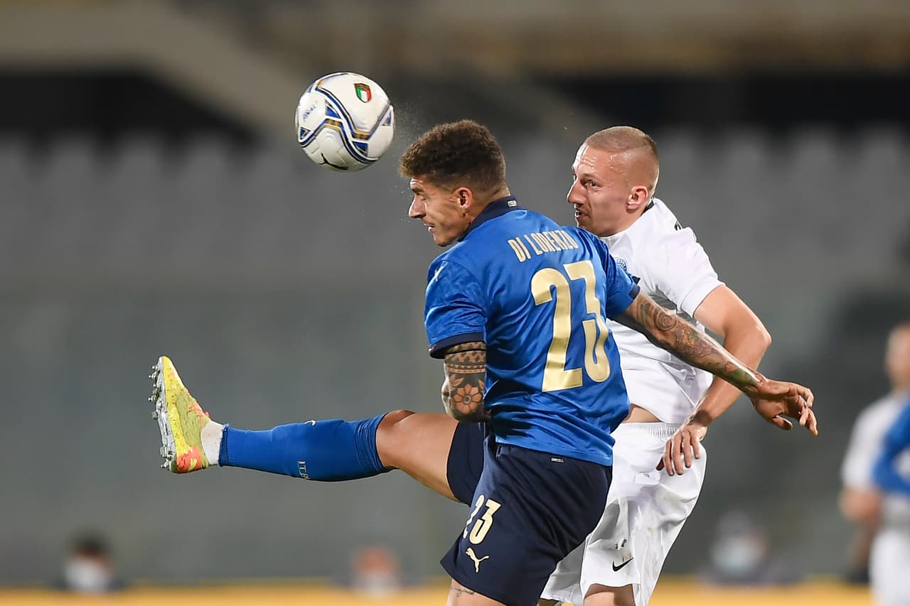 Italia 4-0 Estonia | Grifo (14’, 75’), Bernardeschi (27’) y Orsolini (86’) hicieron los de la goleada. Italia se medirá a Polonia y Estonia a Macedonia del Norte en la quinta fecha de la Nations League.