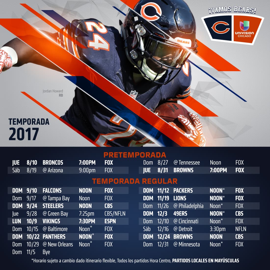 Chicago Bears Temporada 2017