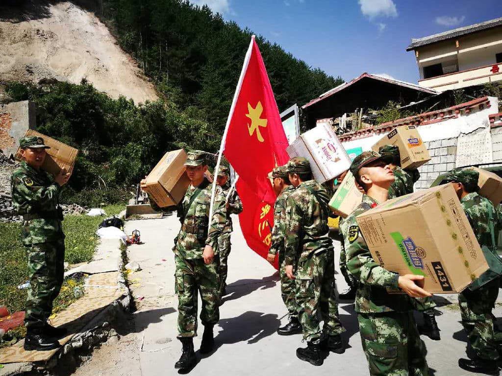 China es frecuentemente escenario de terremotos, especialmente sus regiones montañosas occidentales y del suroeste.
