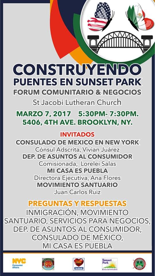 Invitan a comunidad hispana a un foro de negocios y servicios comunitarios en Brooklyn