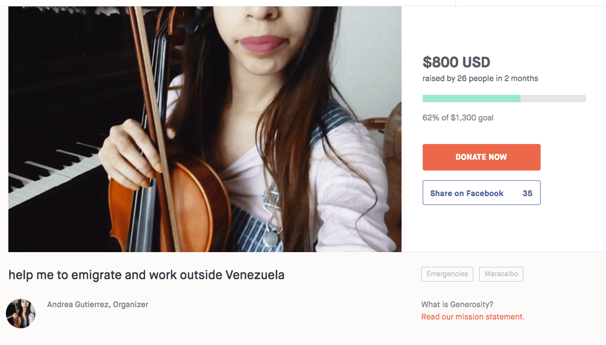 "Ayúdame a escapar de Venezuela": cuando 'GoFundMe' se convierte en el último recurso para migrar