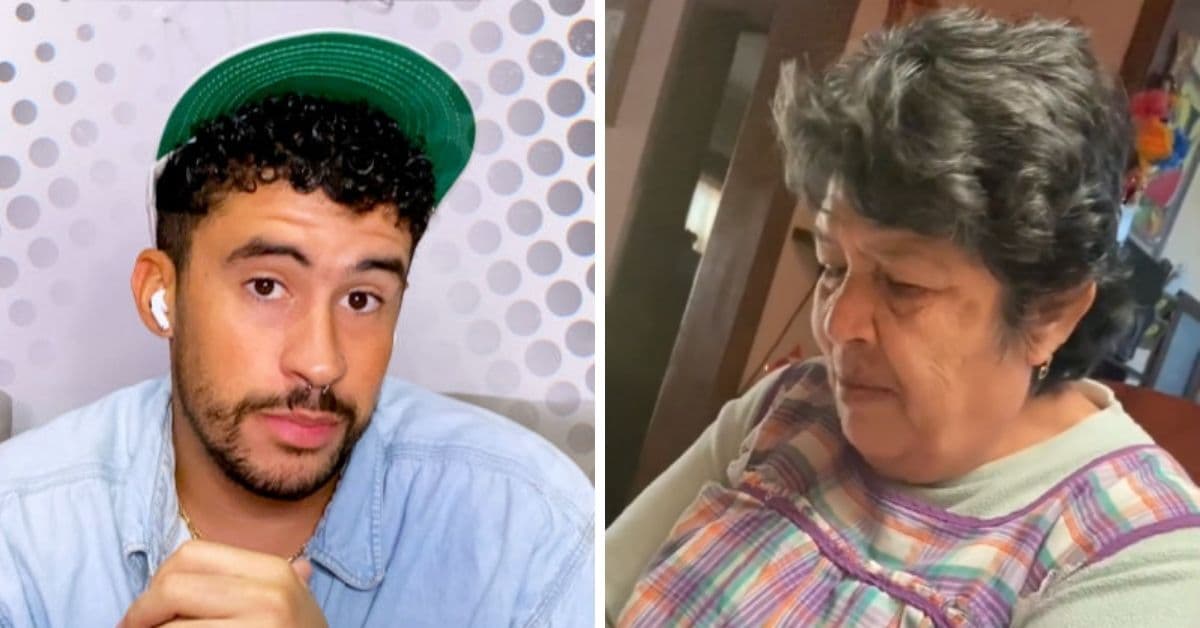Abuelita regaló sus ahorros para que su nieta vaya al concierto de Bad Bunny: mira el video