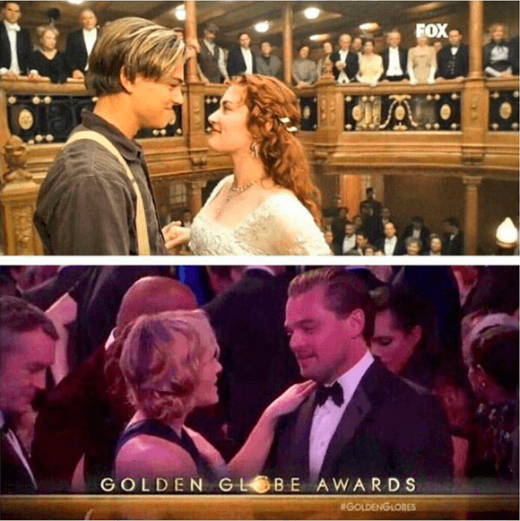 Leo y su encuentro con Kate Winslet.