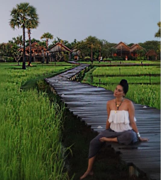 Galilea Montijo viajó de Bangkok, Tailandia a Siem Reap, en Camboya, para visitar Angkor.