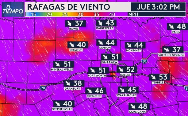 Actualización del Tiempo: Se mantiene vigente la Advertencia por Viento hasta las 7 pm