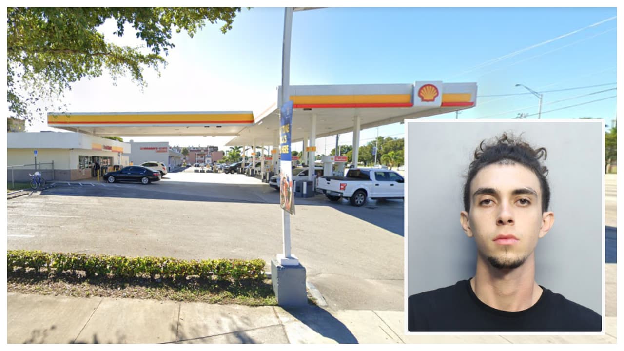 Arrestan a hombre por tiroteo en estación de gasolina de Hialeah que dejó a un herido de gravedad