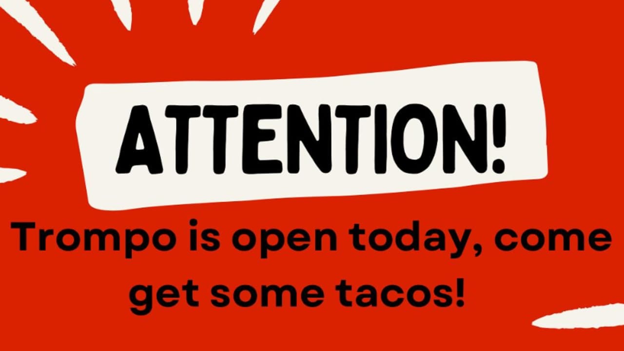 A través de su cuenta en Instagram, la taquería Trompo en Dallas anunció su emotiva reapertura.