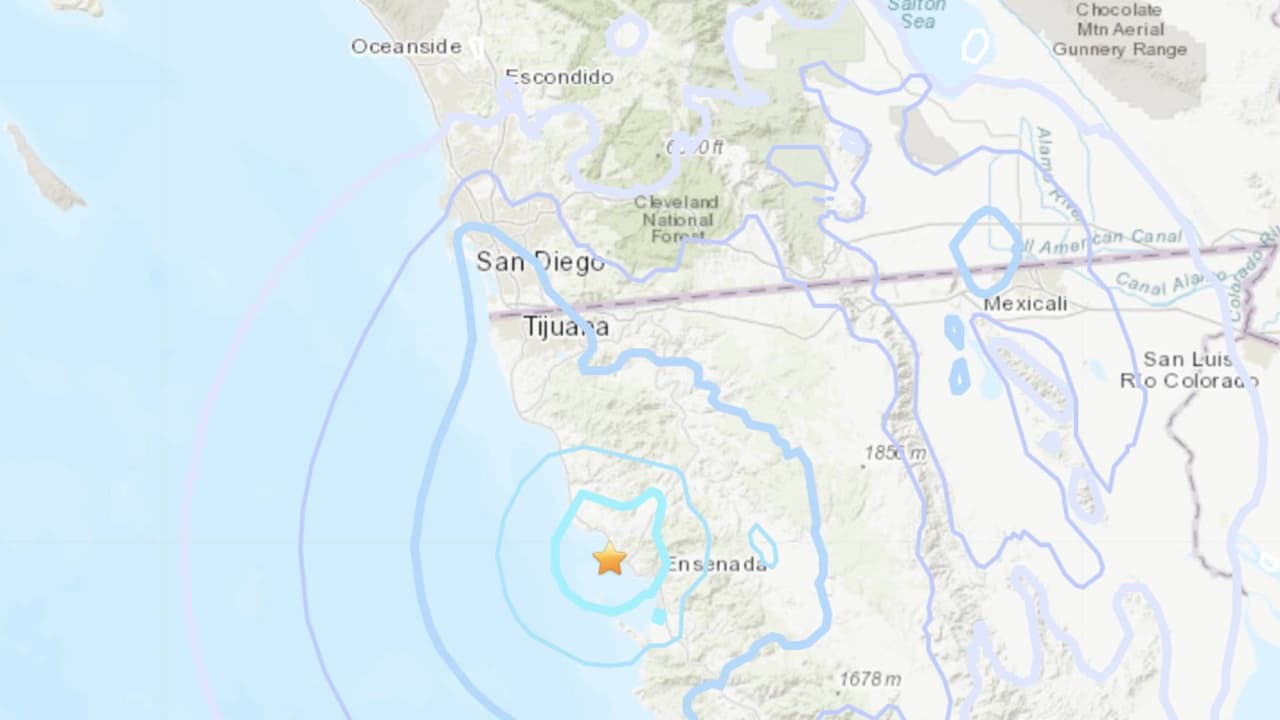 USGS reporta sismo de 4.3 cerca de las costas del sur de California, descartan alerta de tsunami