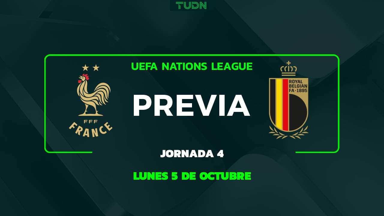 A qué hora y dónde ver el Francia vs. Bélgica de la UEFA Nations League
