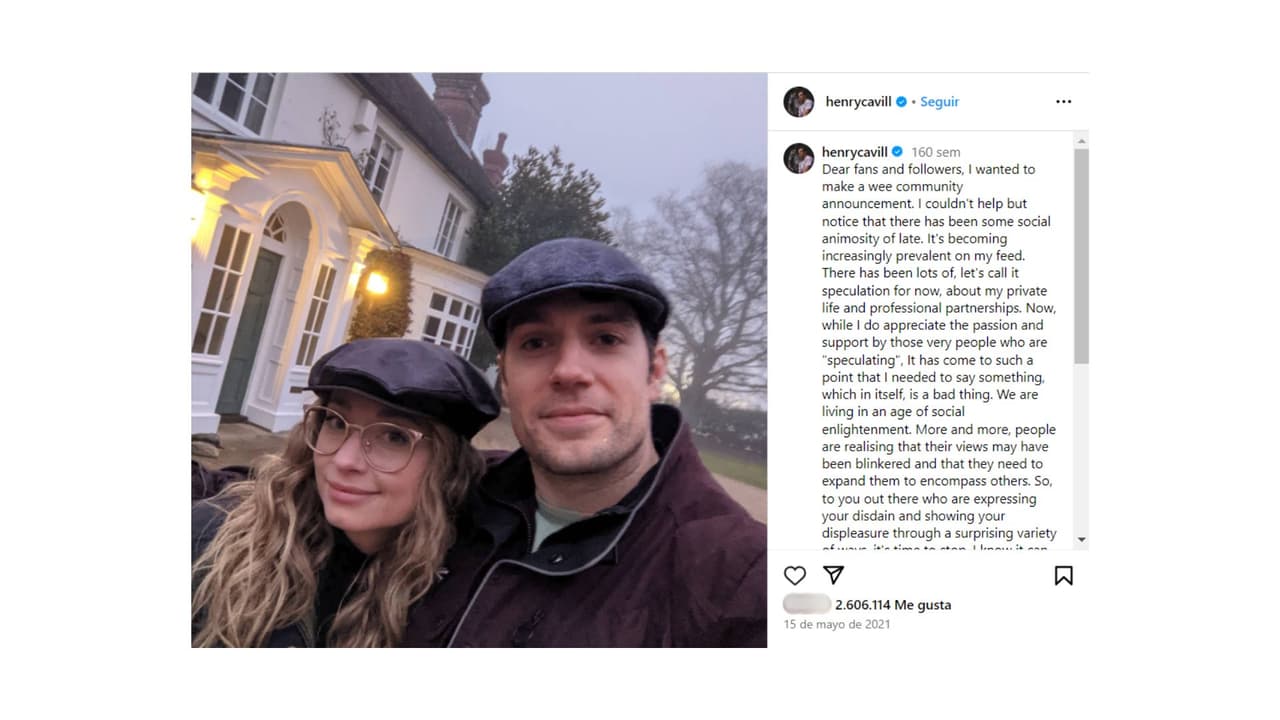 Así pidió que pararan los ataques en contra de su novia.