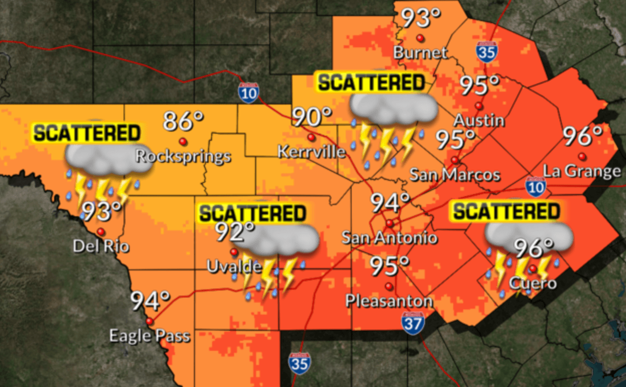 Lluvias y tormentas posibles para este miércoles