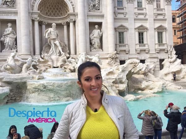 ¡Maity Interiano pidió sus deseos en la Fontana di Trevi!