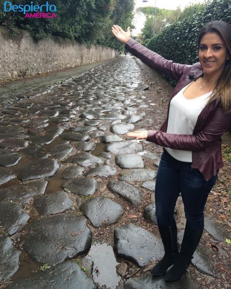 Maity Interiano ha vivido grandes aventuras en este viaje a Roma.