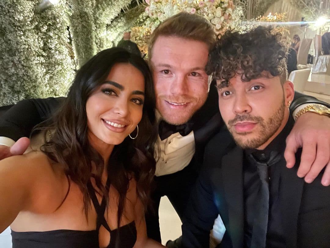 Otra pareja que se robó el show y también disfrutó junto a Canelo y Fernanda, fueron Prince Royce y su esposa, Emaraude Toubia.