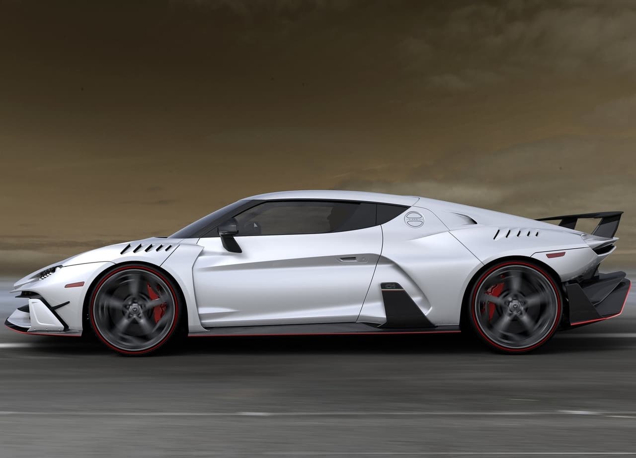 Desde una vista lateral se pueden divisar las rendijas que también sirven para extraer el aire caliente de los frenos traseros.