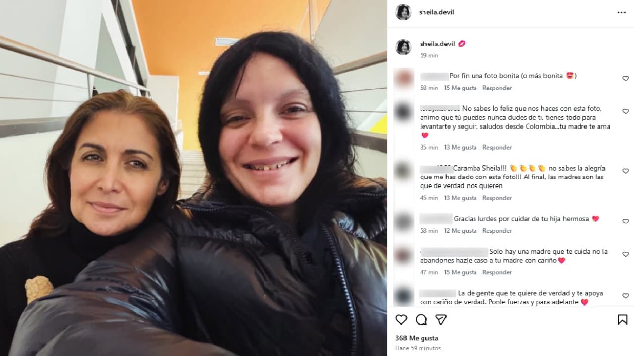 Sheila Devil reparece junto a su madre Lourdes Ornelas.