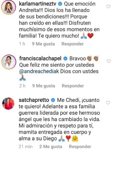 El anunció que hizo Andrea a primera hora de la mañana de este viernes 22 de noviembre era esperada por sus compañeros del show matutino, por lo que Karla, Francisca y Satcha no tardaron en felicitar a la familia.
