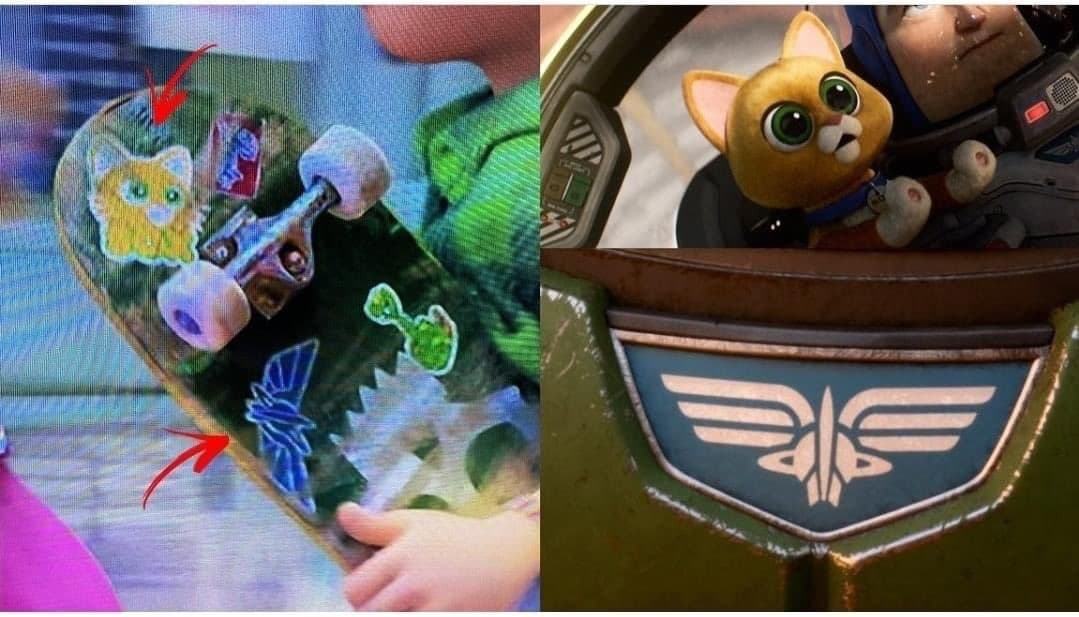 Ambos easter eggs anuncian la próxima cinta de Pixar