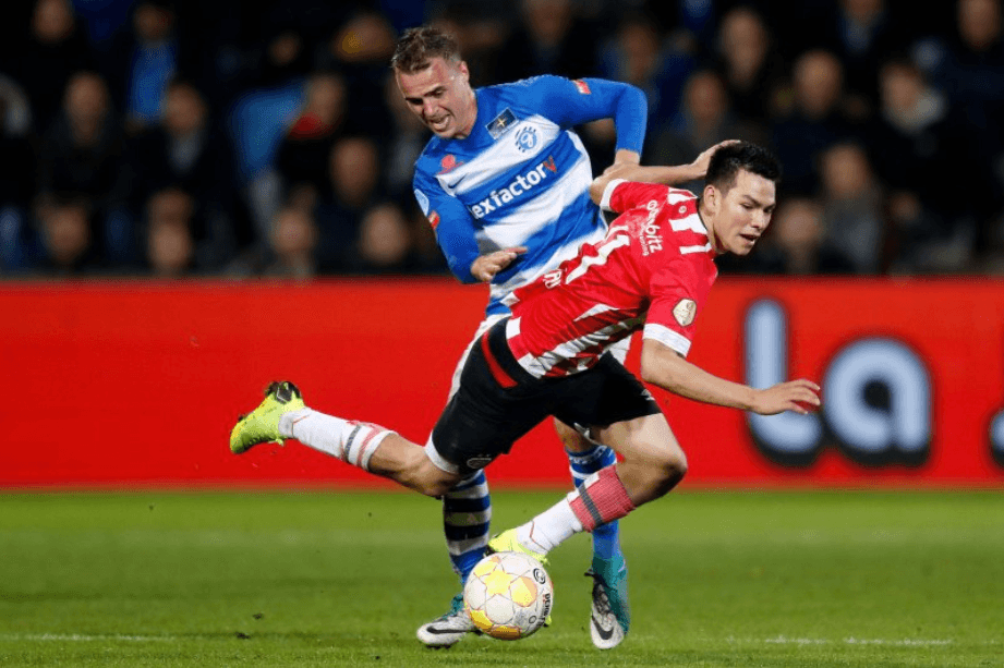 El 'Chucky', que jugó los 90 minutos, no tuvo participación en los goles del equipo de Eindhoven e hiló el quinto juego consecutivo sin marcar.