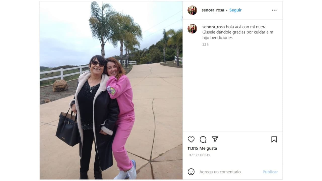 La publicación que hizo doña Rosa Saavedra.