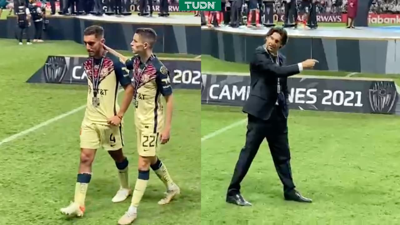 ¡Qué caballero! Solari obliga al América a ver premiación de Rayados