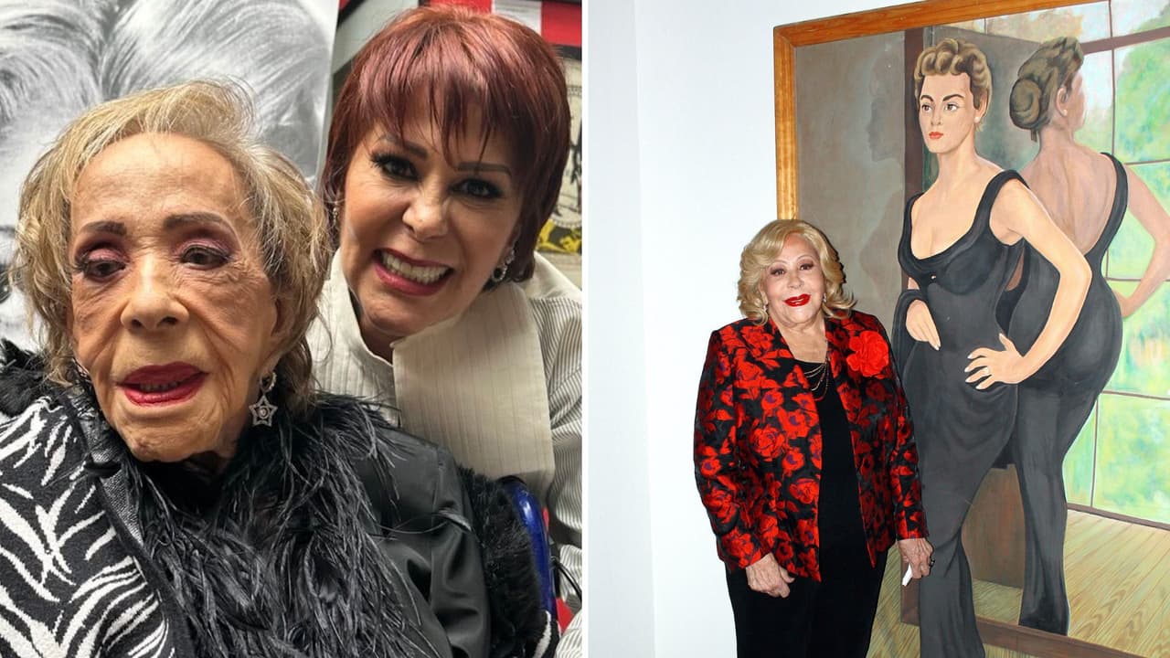 Alejandra Guzmán habría retirado de la casa de Silvia Pinal el cuadro que le hizo Diego Rivera.