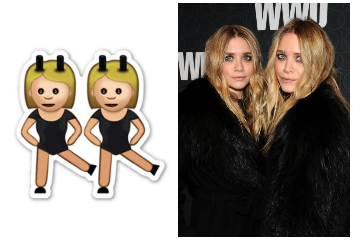 Indiscutiblemente crearon este emoji con las hermanas Mary-Kate y Ashley Olsen en mente. ¡Son idénticas, valga la redundancia!