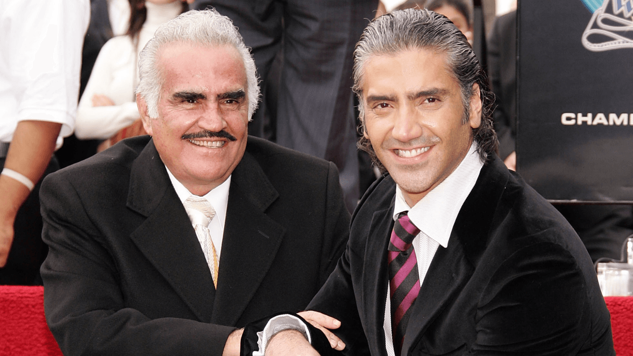 Vicente Fernández y Alejandro Fernández