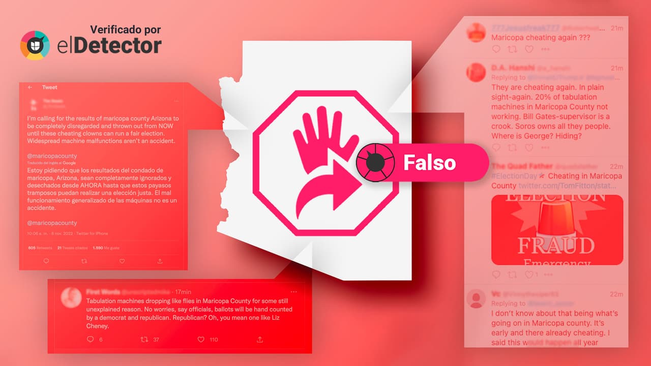 Es falso que los fallos en algunas máquinas de votación en Arizona sean señal de fraude