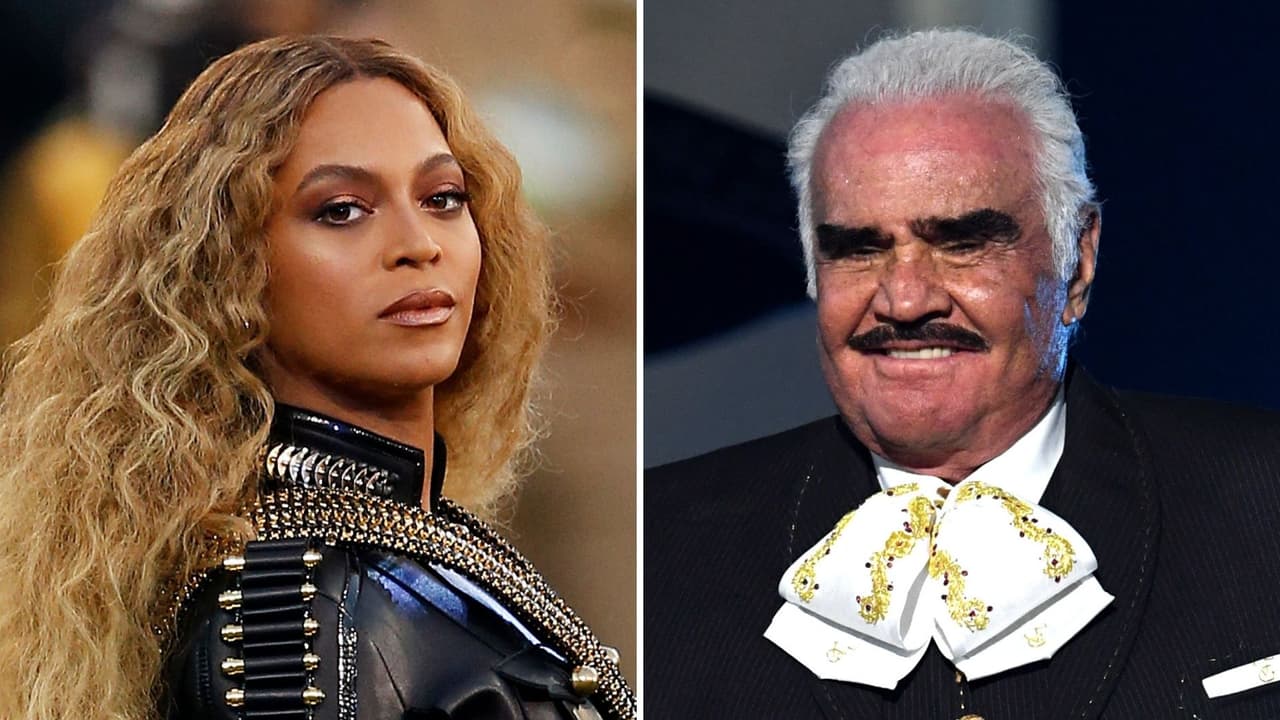 Beyoncé se conmovió por la muerte de Vicente Fernández: le dedicó un mensaje especial