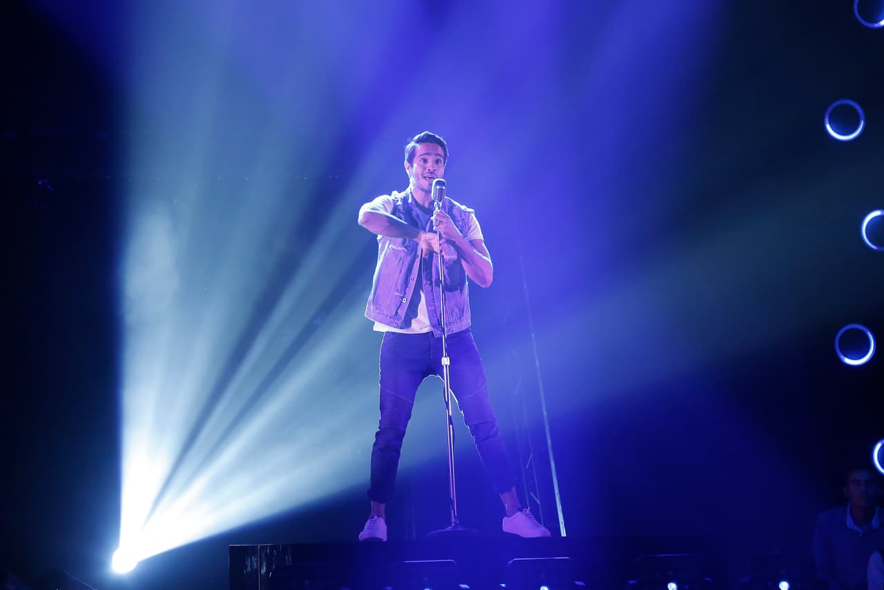 En su primer baile, el actor pudo demostrar que la danza es un elemento que se le da muy bien.