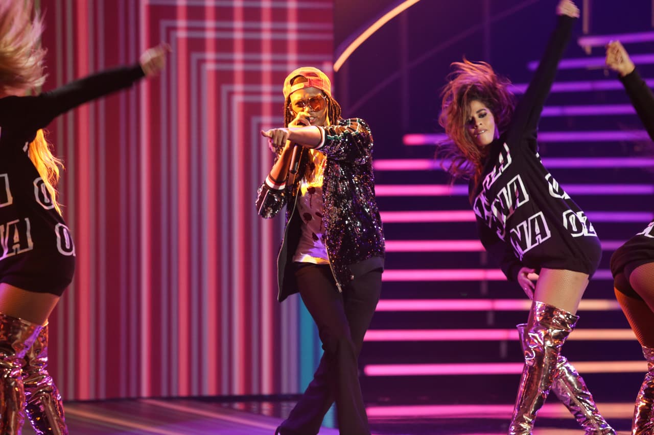 Denise Bidot también aplaudio su presentación: "A mí me encantó, yo te vi como Ozuna. A mi me encantó hasta como que te agachabas para ser más bajita. Tú estabas así como súper cool, viniste a cantarme. Yo me lo disfruté".