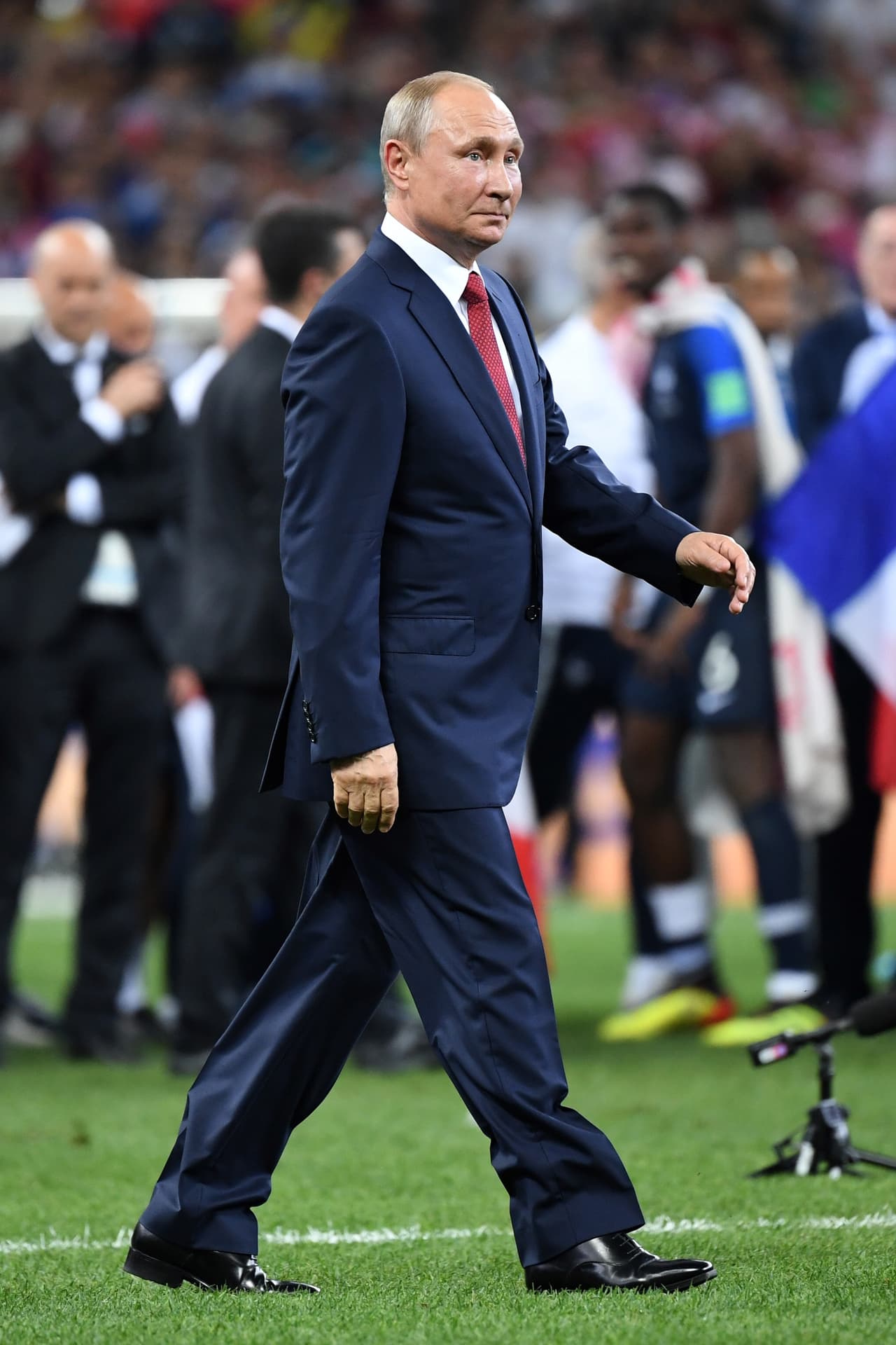 Putin tomó camino al estrado de los ganadores con la satisfacción que le dejó ser partícipe de uno de los mejores mundiales de la historia.