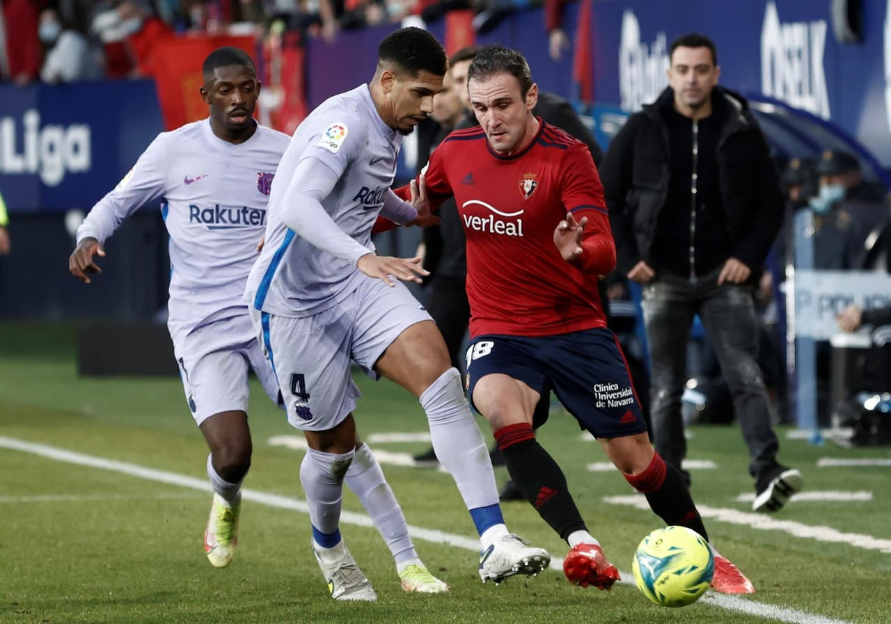 Barcelona, con goles de Nicolás González Iglesias (12') y Abde Ezzalzouli (49') tenían la victoria parcial, pero David García y el gol de último minuto de Ezequiel Ávila le dieron el empate al Osasuna durante la J17 en La Liga.