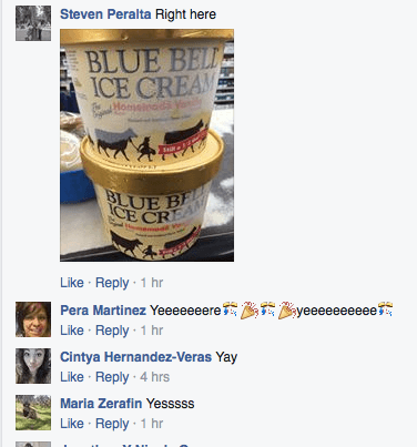 El dulce regreso de Blue Bell