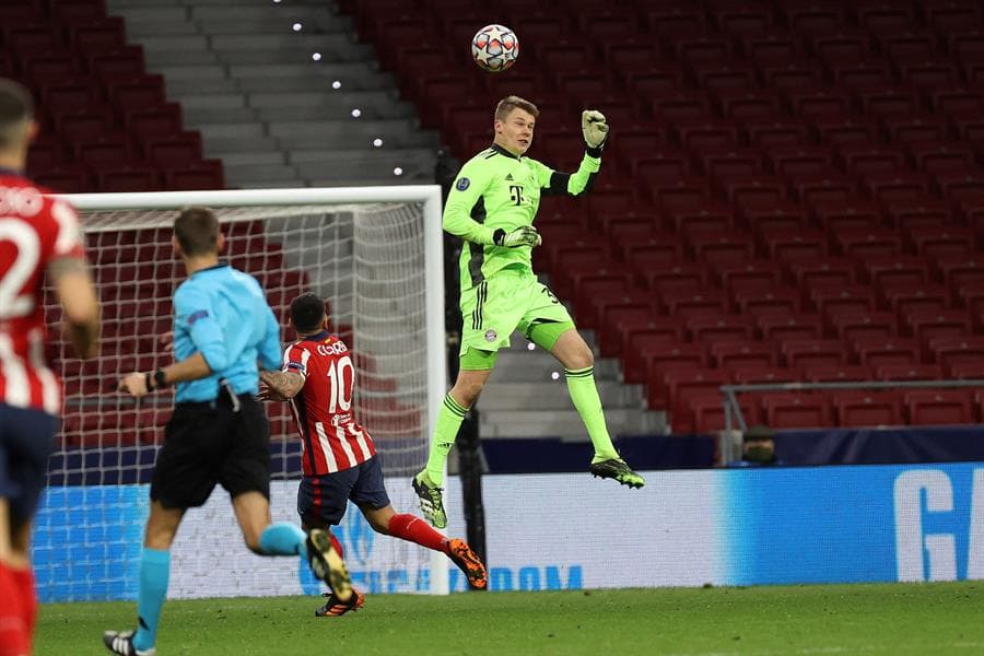 Se salva el Bayern Munich y empata 1-1 ante el Atlético de Madrid. Joao Félix abría el marcador a favor de los 'Colchoneros', pero fue casi al finalizar el partido, cuando Thomas Müller igualó el partido en el Wanda Metropolitano, durante la quinta Jornada de la UEFA Champions League.