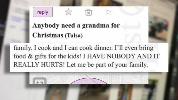 El anuncio que una mujer hizo a través del sitio Craigslist.
<br>