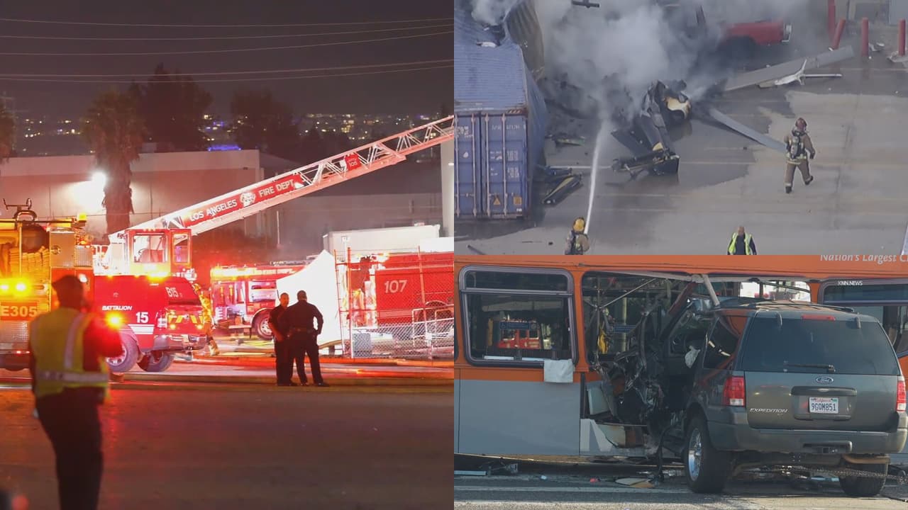 5 víctimas mortales identificadas, dos accidentes, y un arresto: noche trágica en Los Ángeles