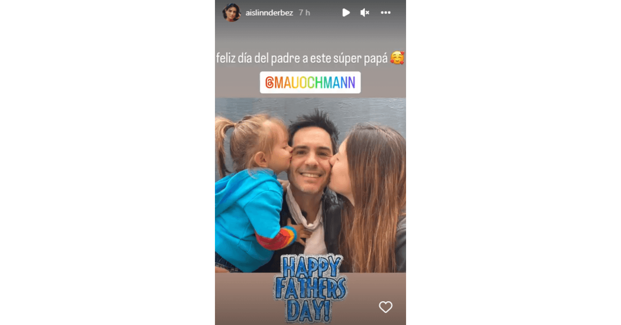 Aislinn Derbez felicitó a Mauricio Ochmann por el Día del Padre