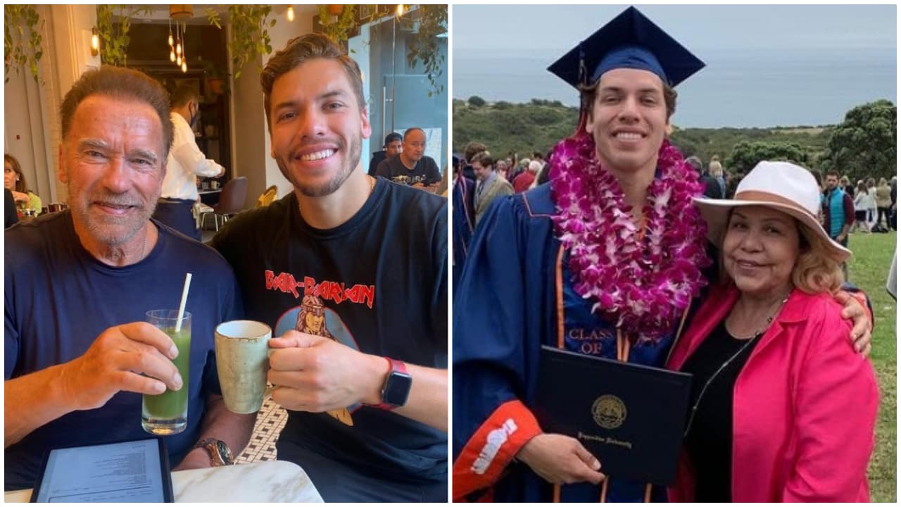 El hijo de Arnold Schwarzenegger celebra su logro como vendedor de casas en Los Ángeles