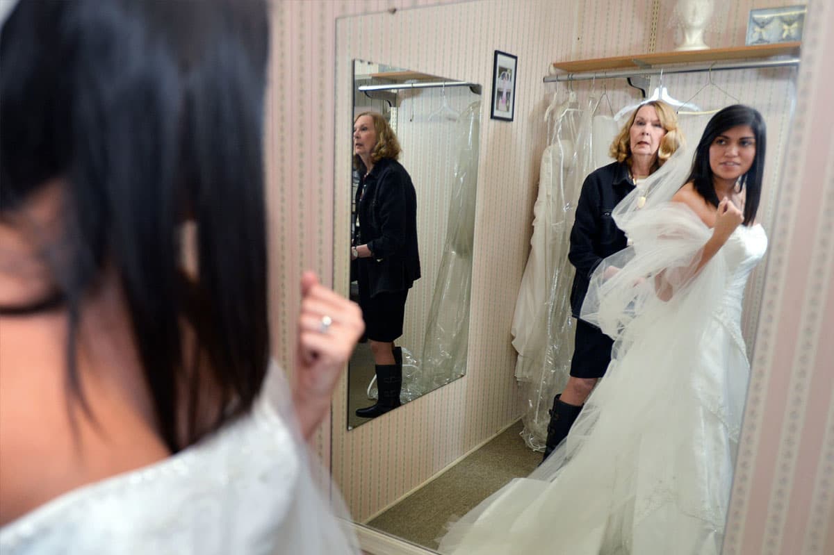 El error más común entre las novias es enamorarse de un modelo que no le va bien a su tipo de cuerpo