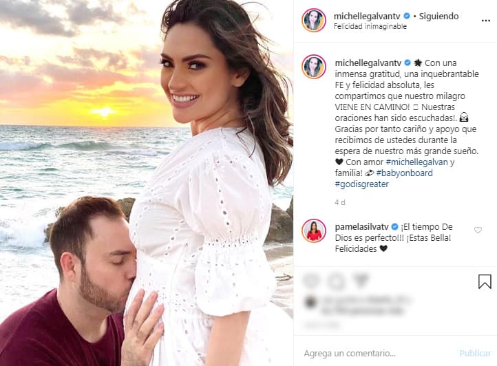 La hija de Michelle Galván, fruto de su matrimonio con Fernando Guajardo, nació el pasado viernes 24 de julio.