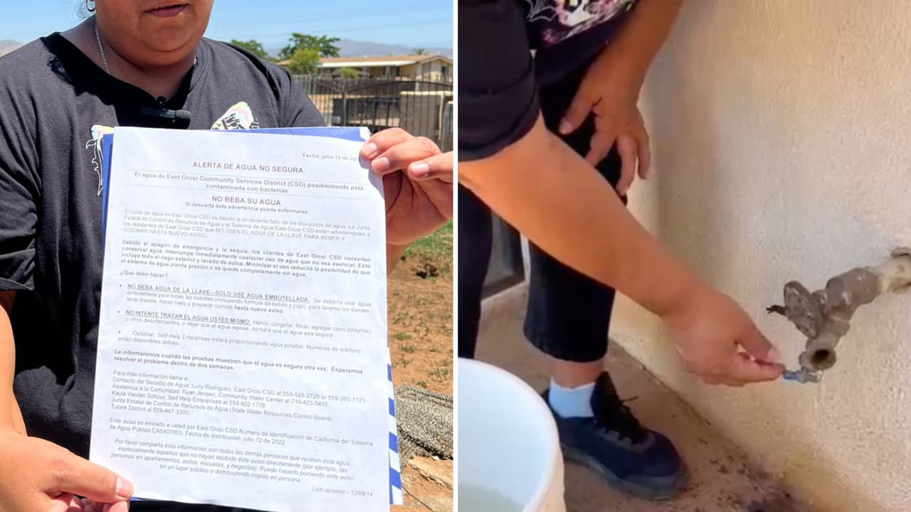 East Orosi alerta por agua contaminada: ¿Qué debes saber y hacer?