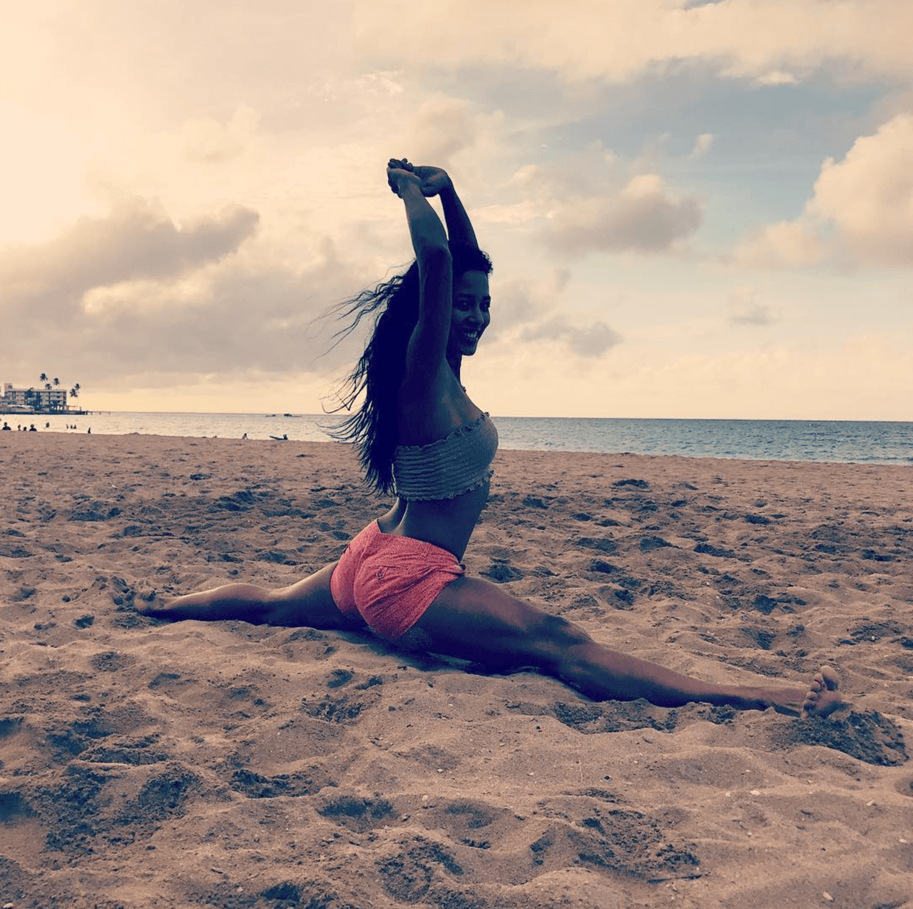 Ir a la playa es uno de los mejores planes de Shalimar Rivera.