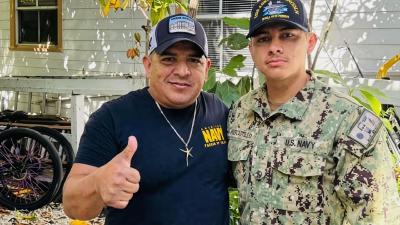 Liberan a padre de un marinero del USS Abraham Lincoln detenido por ICE