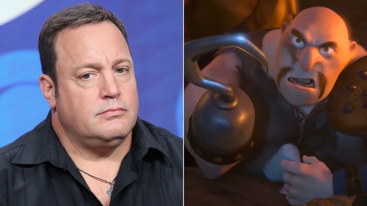 Kevin James y mano de garfio