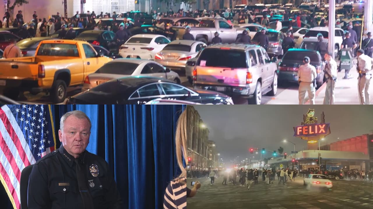 Jefe del LAPD advierte a padres de menores detenidos en tomas ilegales de calles: “Háganse responsables”