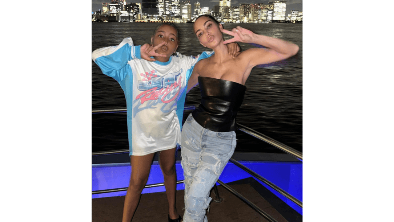 Kim Kardashian y su hija, North West