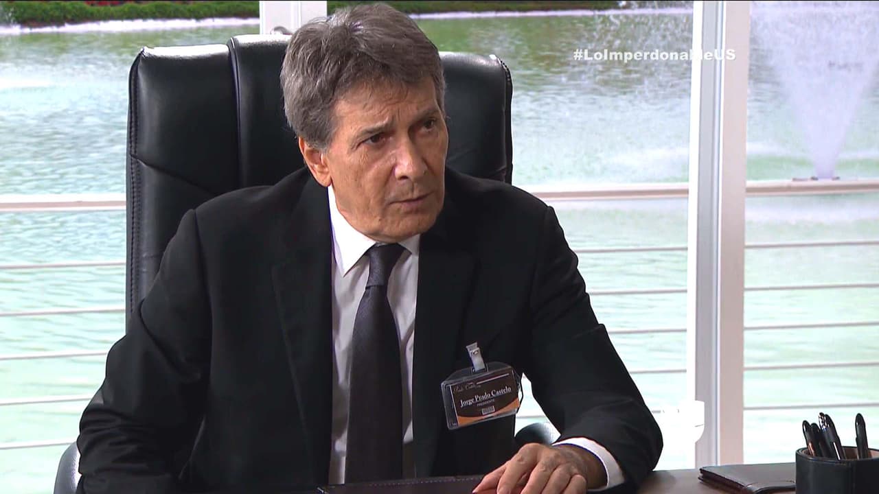 Don Jorge está muy molesto por el robo de su cheque.